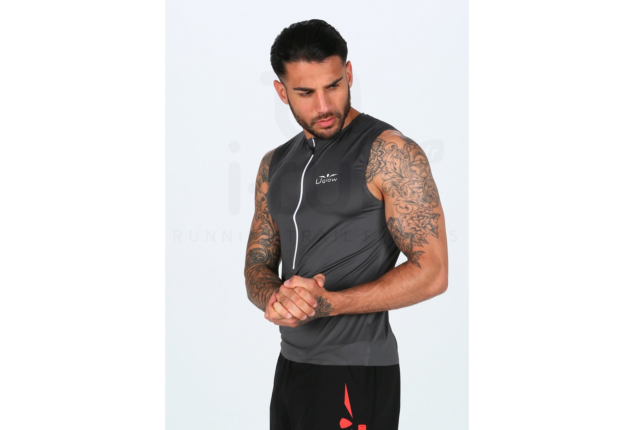 Uglow Camiseta sin manga Zip