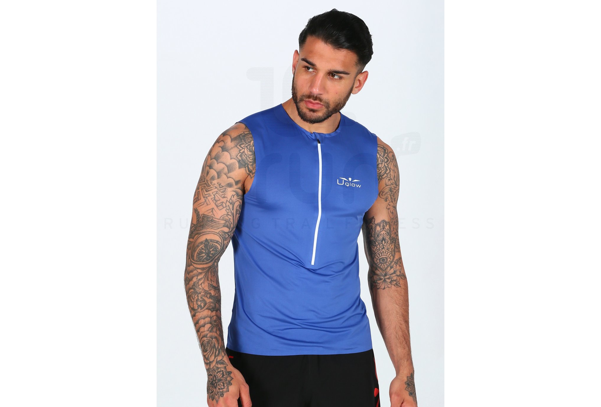 Uglow Camiseta sin manga Zip