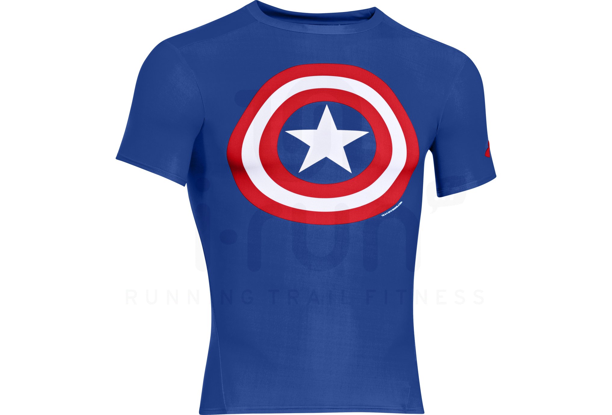 Under Armour Camiseta manga corta de compresi�n Alter Ego Capit�n Am�rica
