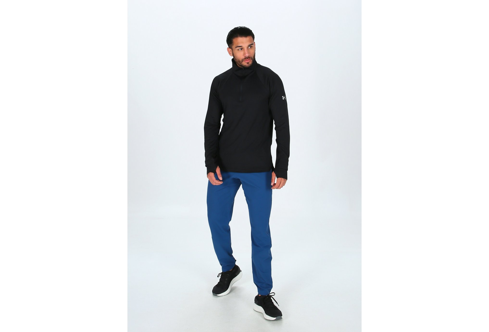 Under Armour Camiseta de manga larga ColdGear Reactor Run 1/2 Zip