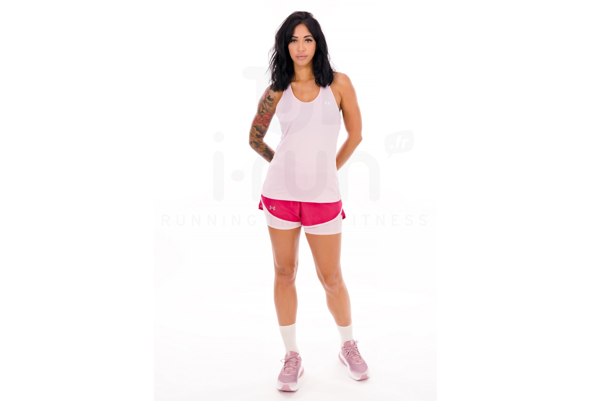 Under Armour pantal�n corto Fly-By 2 en 1