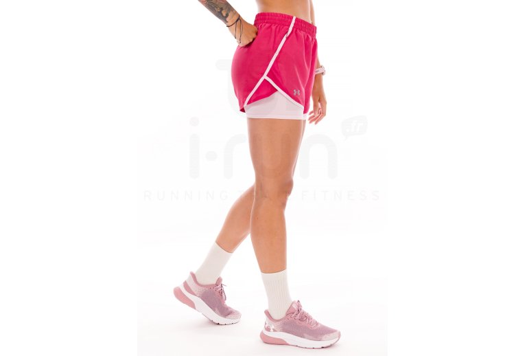 Under Armour pantal�n corto Fly-By 2 en 1