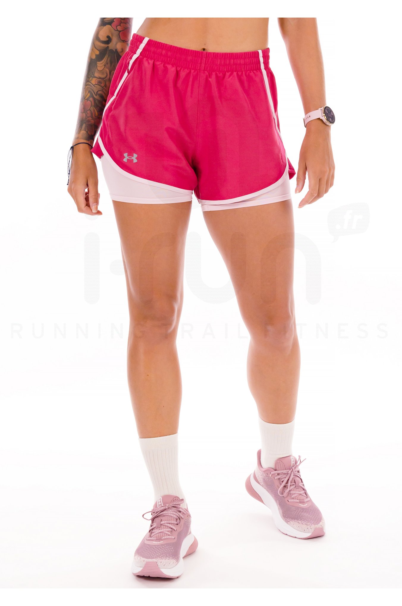 Under Armour pantal�n corto Fly-By 2 en 1