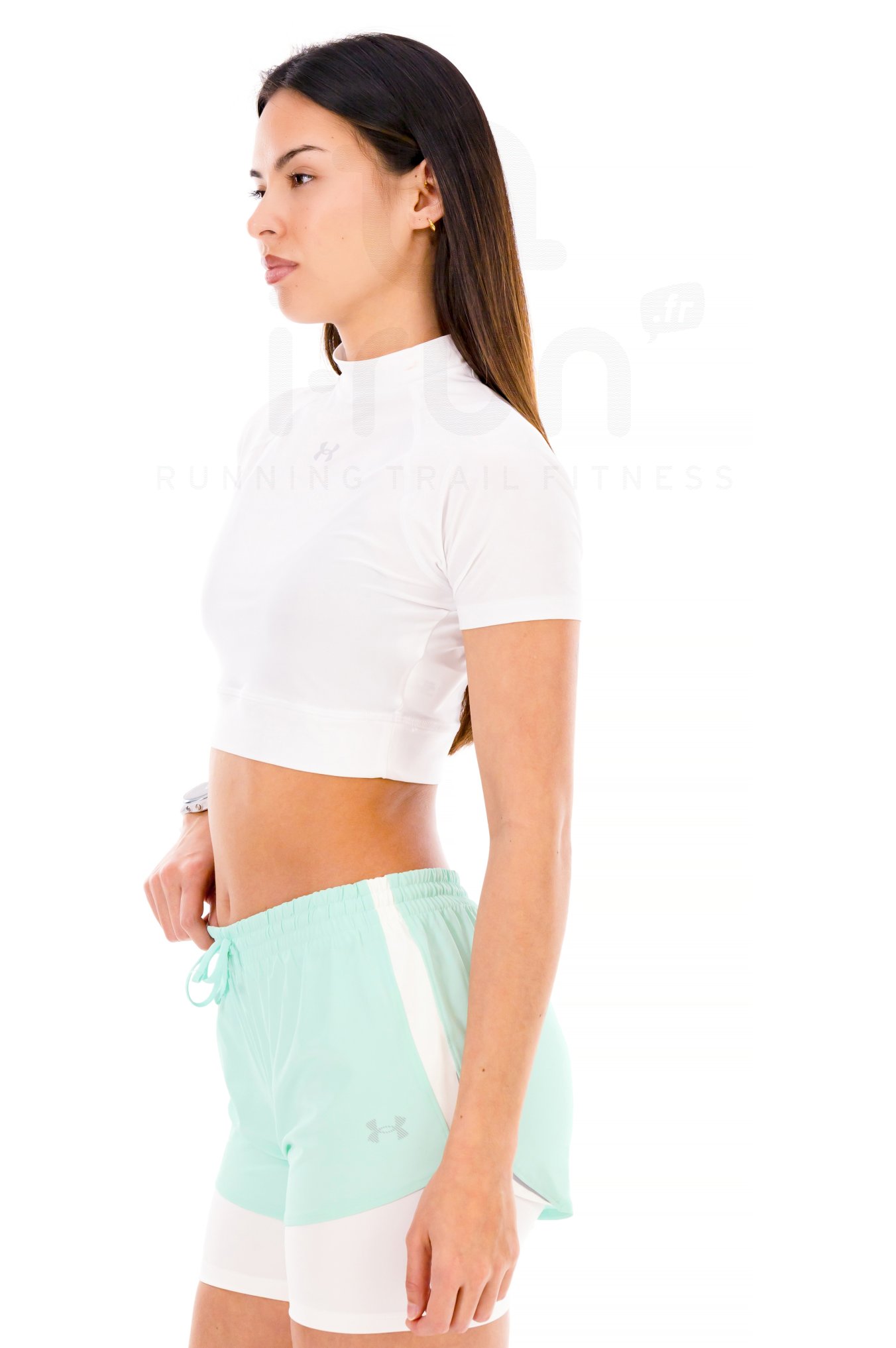 Under Armour HeatGear Crop Mock 