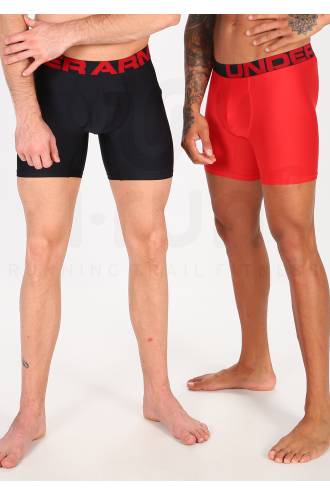 Under Armour Lot 2 Boxers Tech 6 inch Boxerjock M 