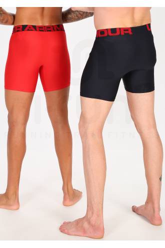Under Armour Lot 2 Boxers Tech 6 inch Boxerjock M 