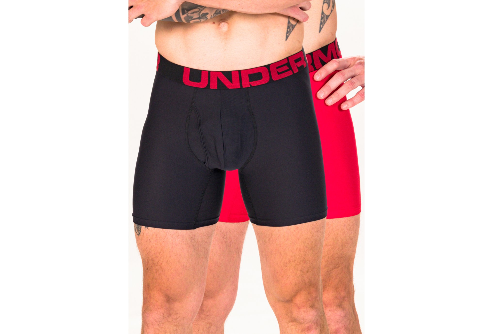 Under Armour Lot 2 Boxers Tech Boxerjock M vêtement running homme