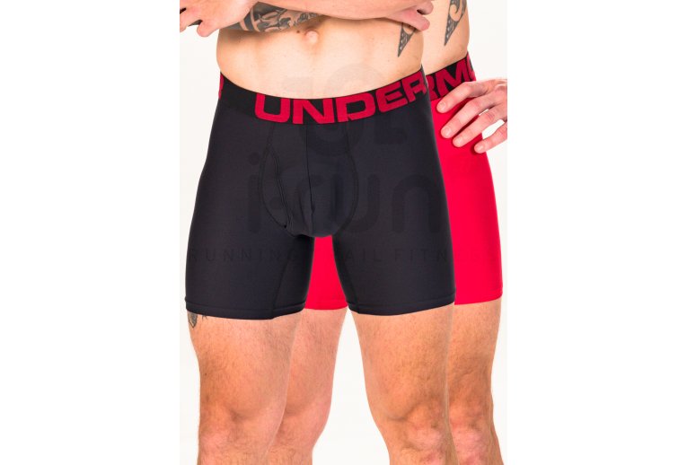 Under Armour Lot 2 Boxers Tech Boxerjock M