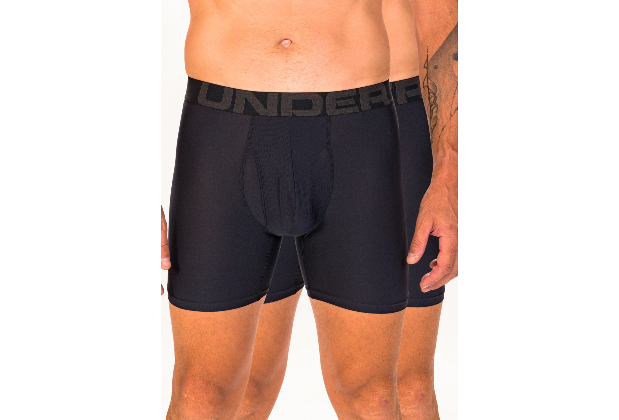 Under Armour Lot 2 Boxers Tech Boxerjock M vêtement running homme