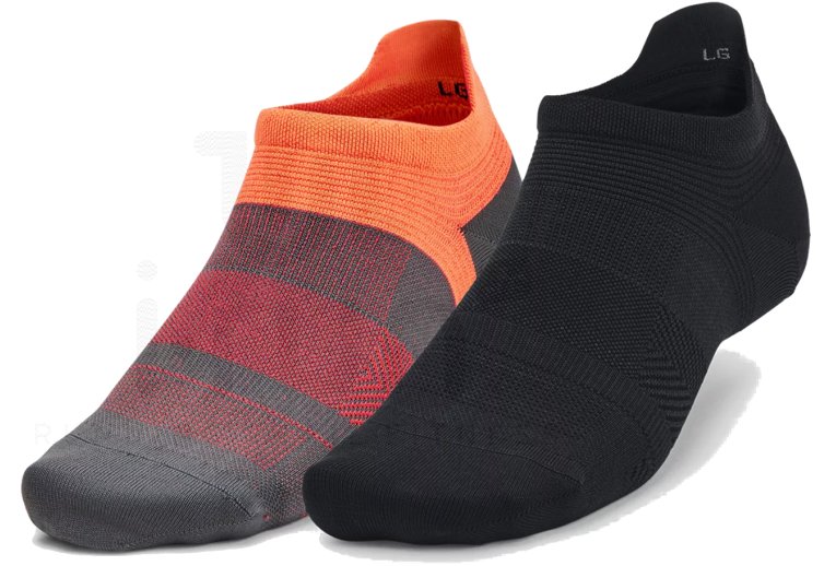 Under Armour Lot de 2 paires Armour Dry Run Lite 
