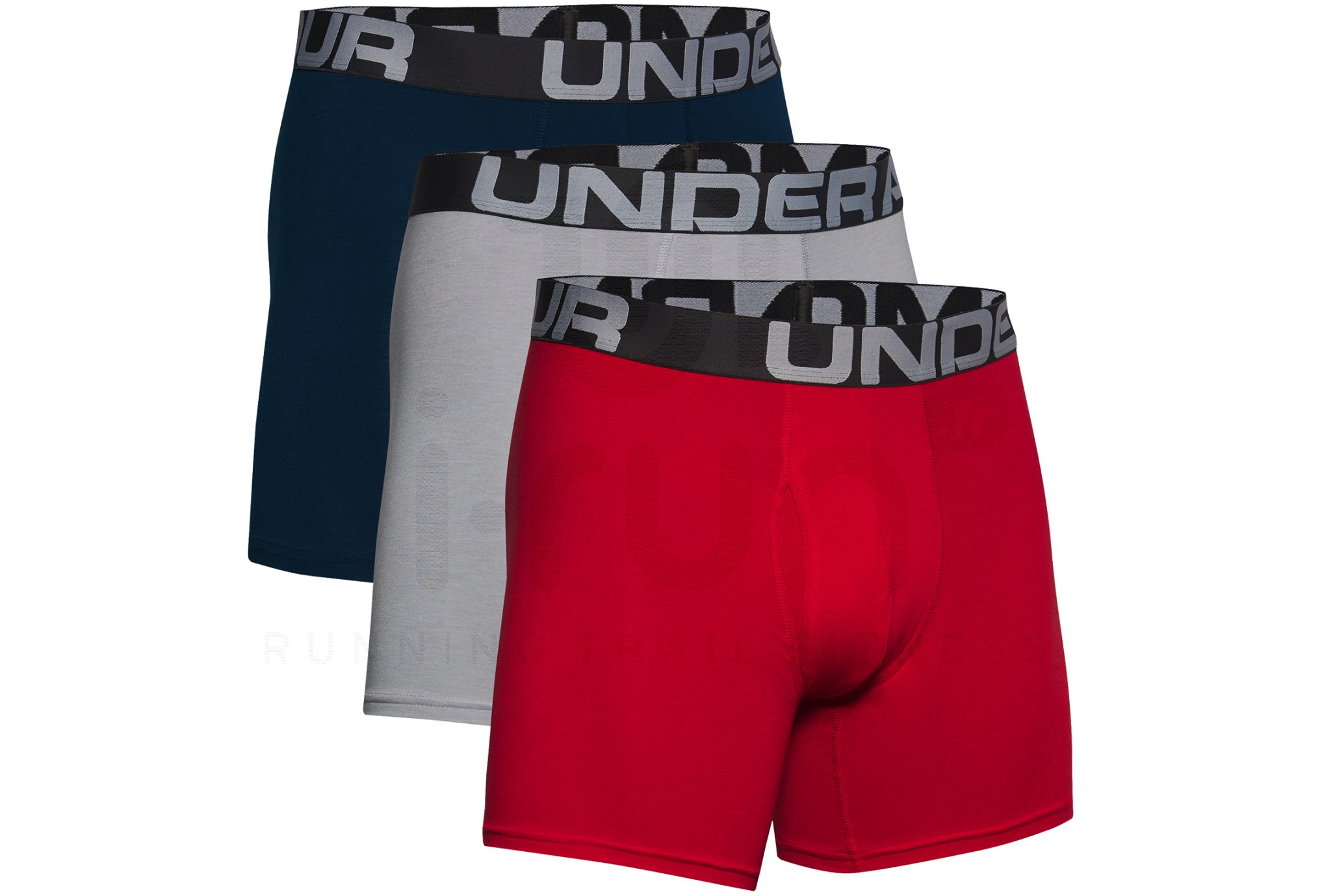 Under Armour pack de 3 b�xers Charged Cotton