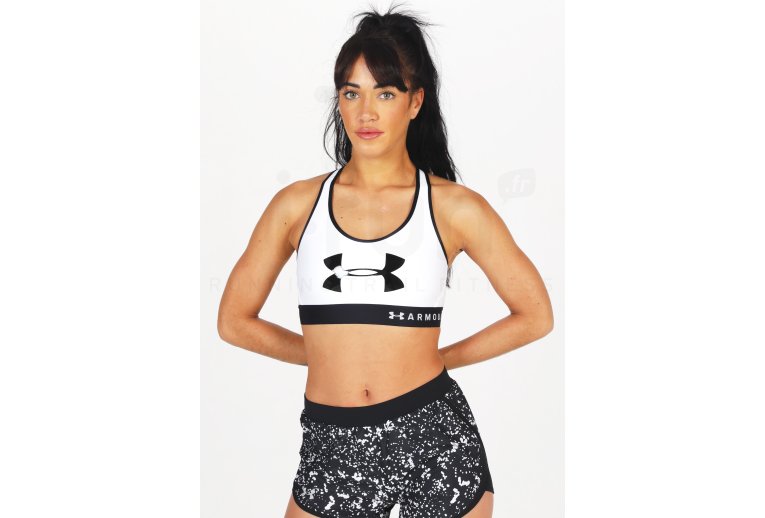 Under Armour sujetador deportivo Mid Keyhole Graphic