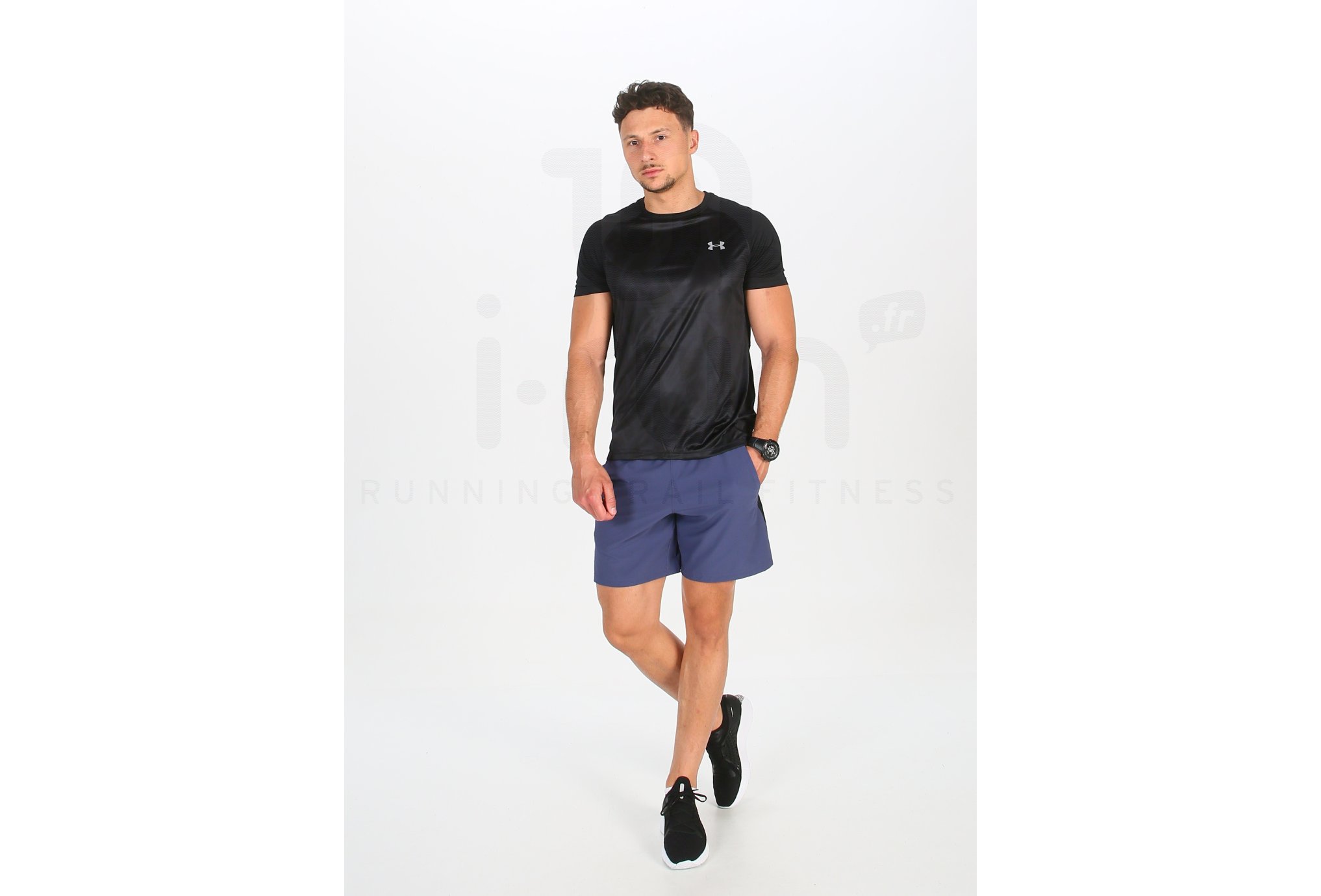 Under Armour camiseta manga corta Qualifier Iso-Chill Printed Run