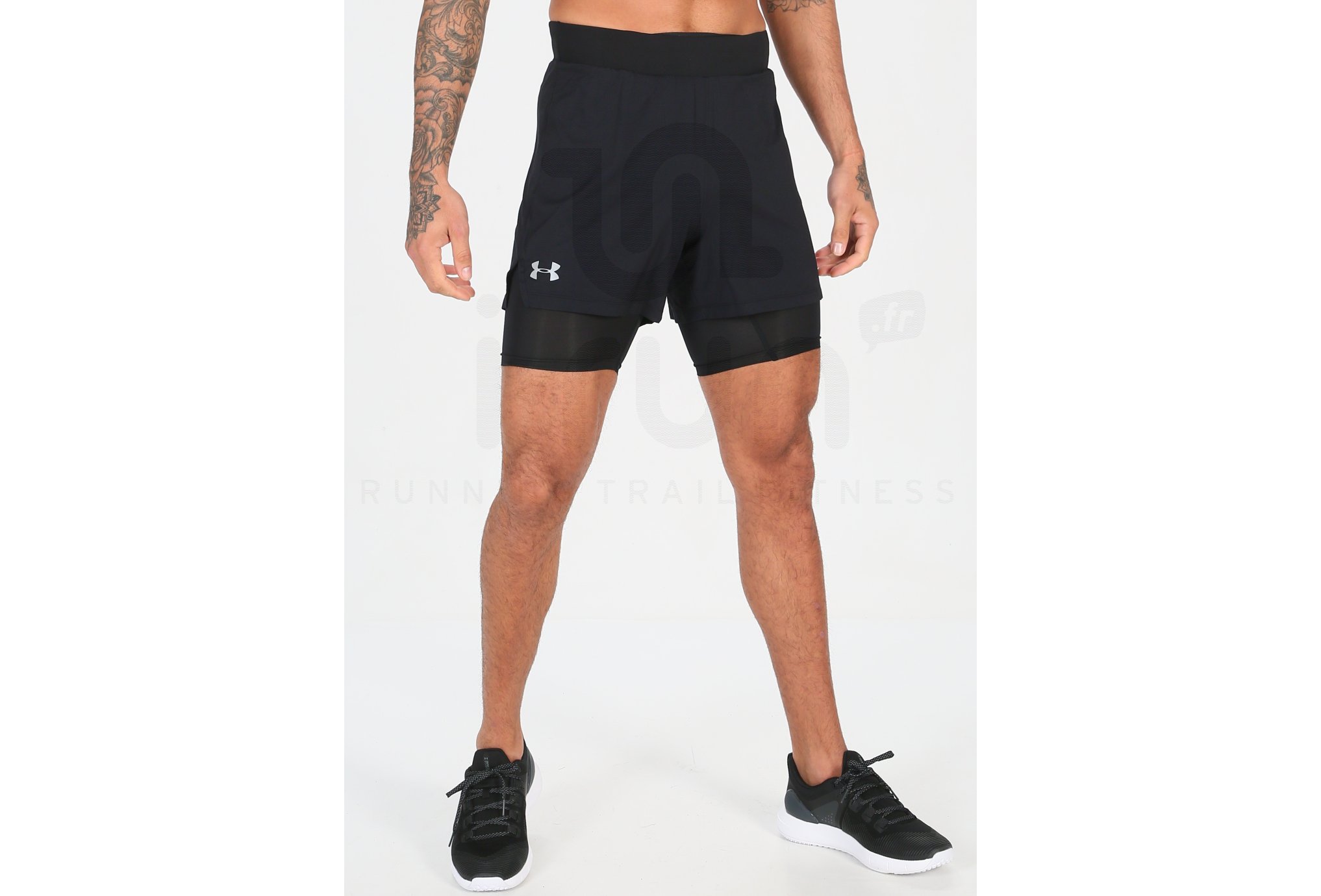 Under Armour pantal�n corto Qualifier Speedpocket 2 en 1