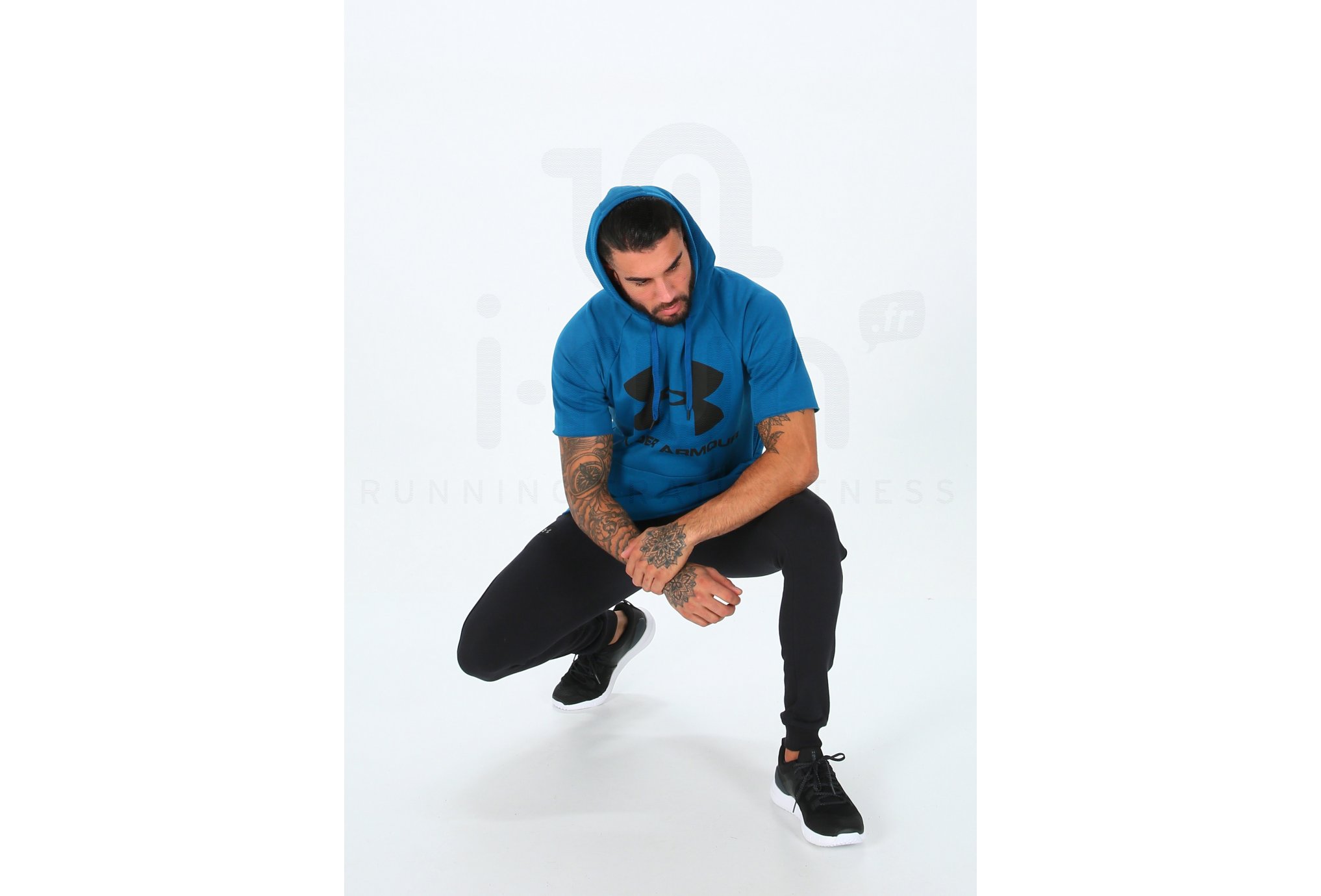 Under Armour sudadera manga corta Rival Fleece Logo