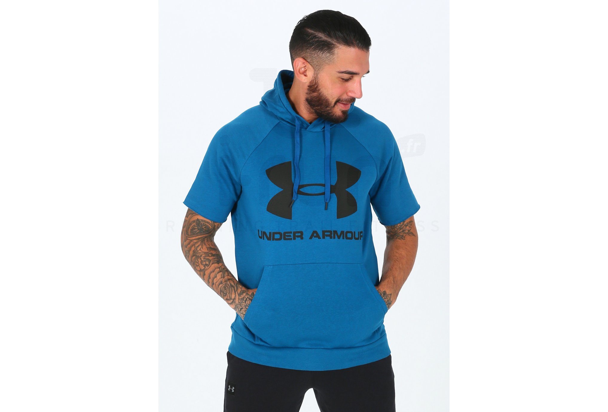 Under Armour sudadera manga corta Rival Fleece Logo