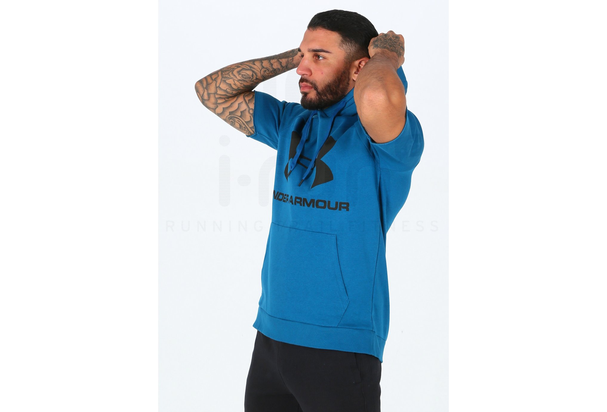 Under Armour sudadera manga corta Rival Fleece Logo