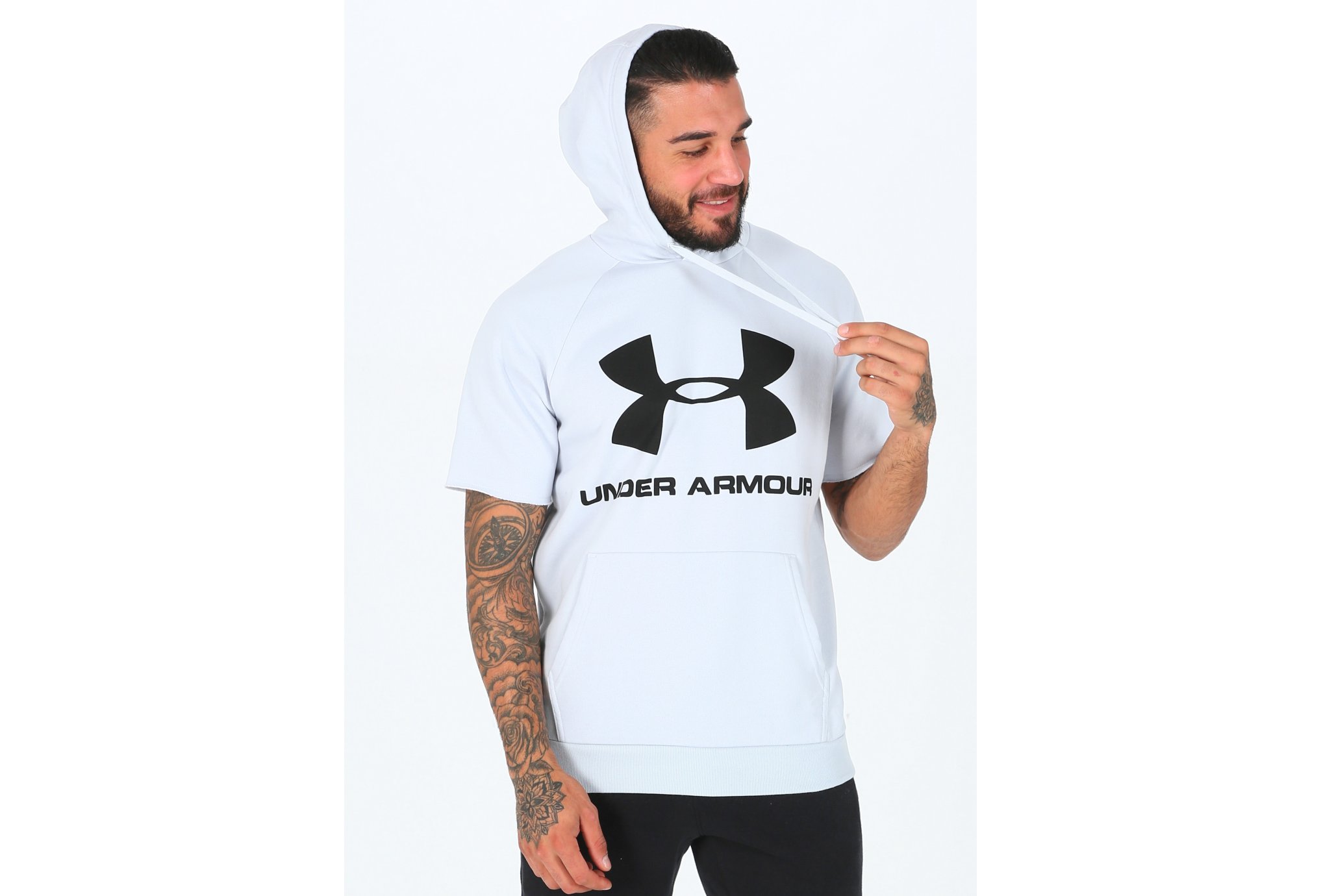 Under Armour sudadera manga corta Rival Fleece Logo
