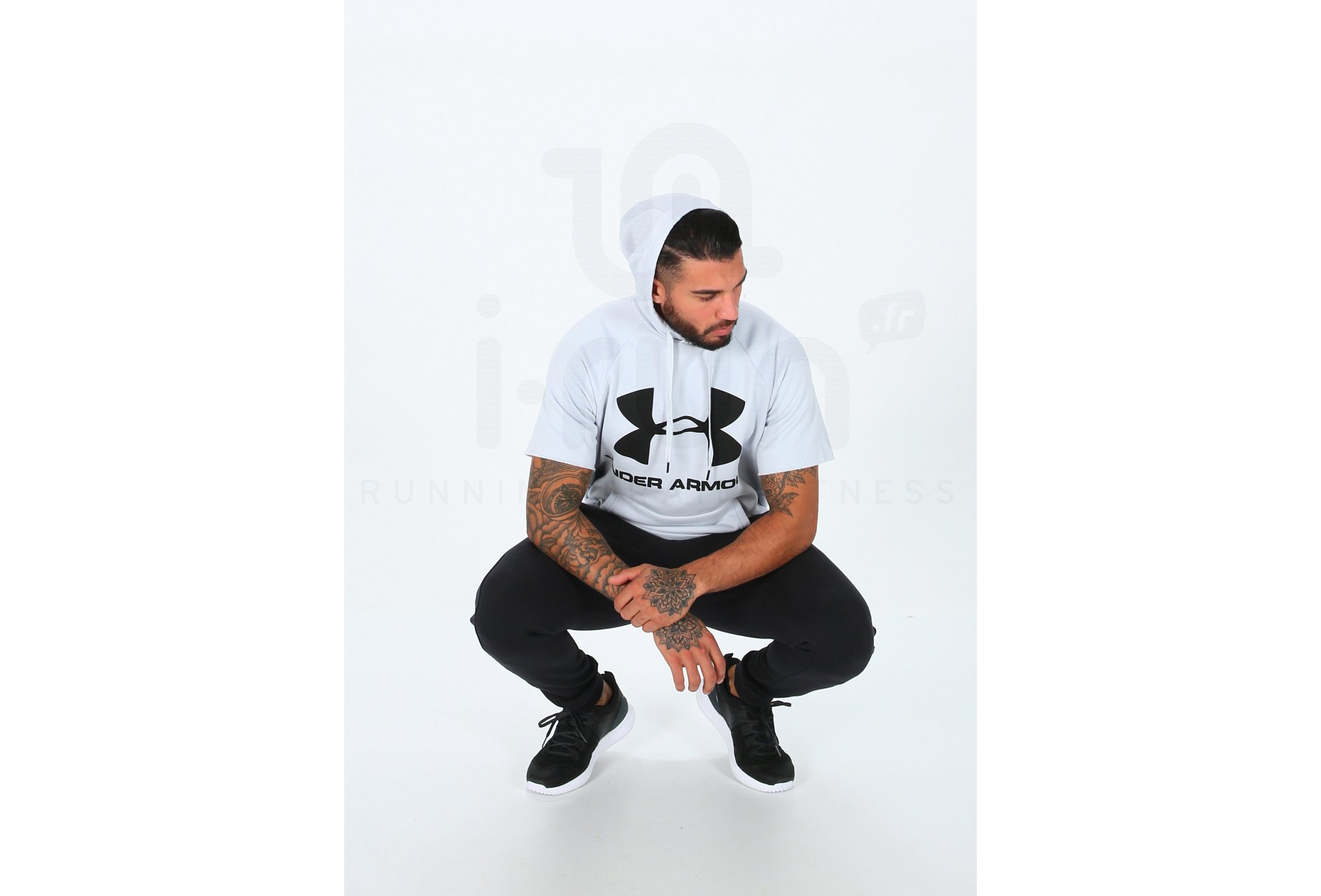 Under Armour sudadera manga corta Rival Fleece Logo