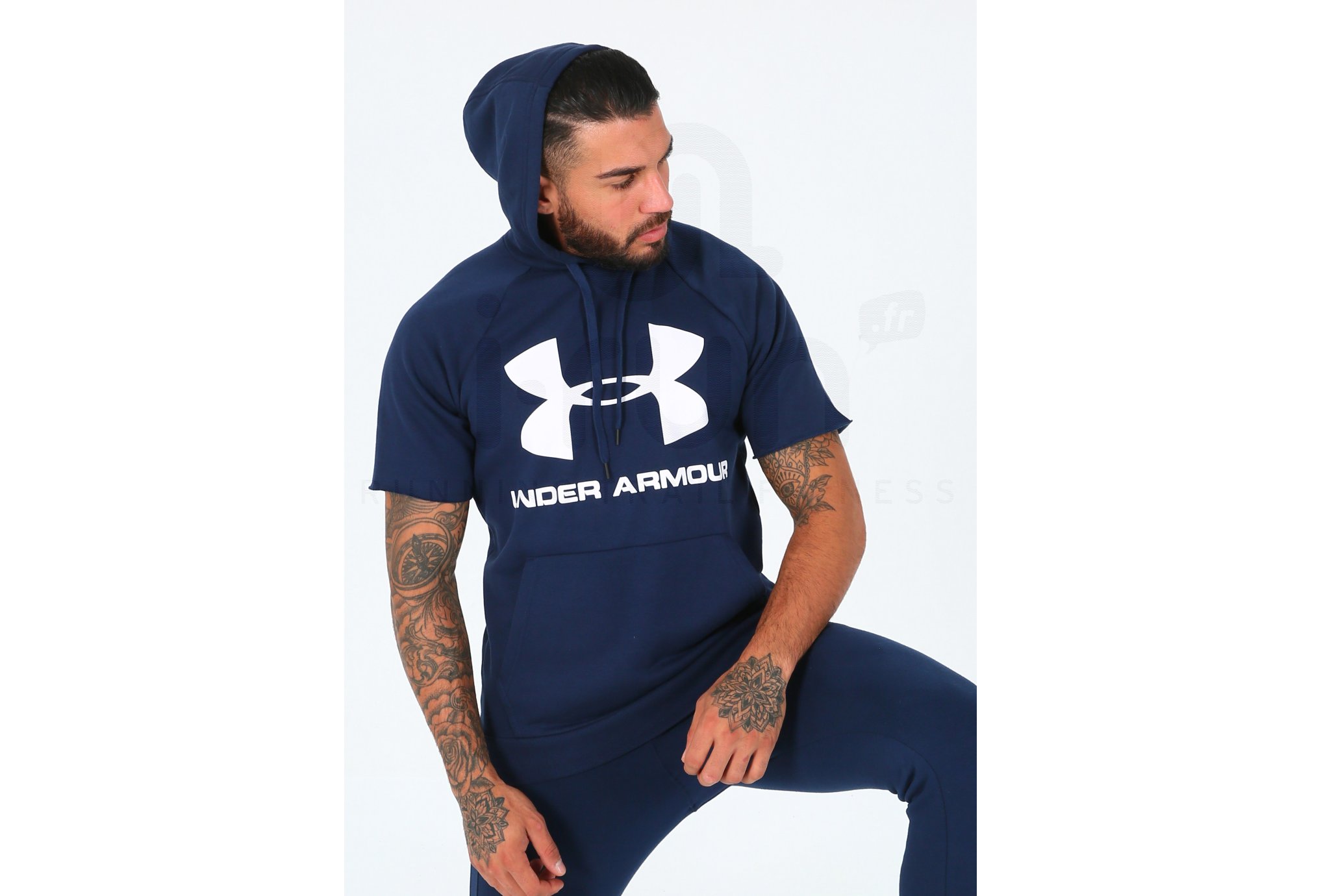 Under Armour sudadera manga corta Rival Fleece Logo