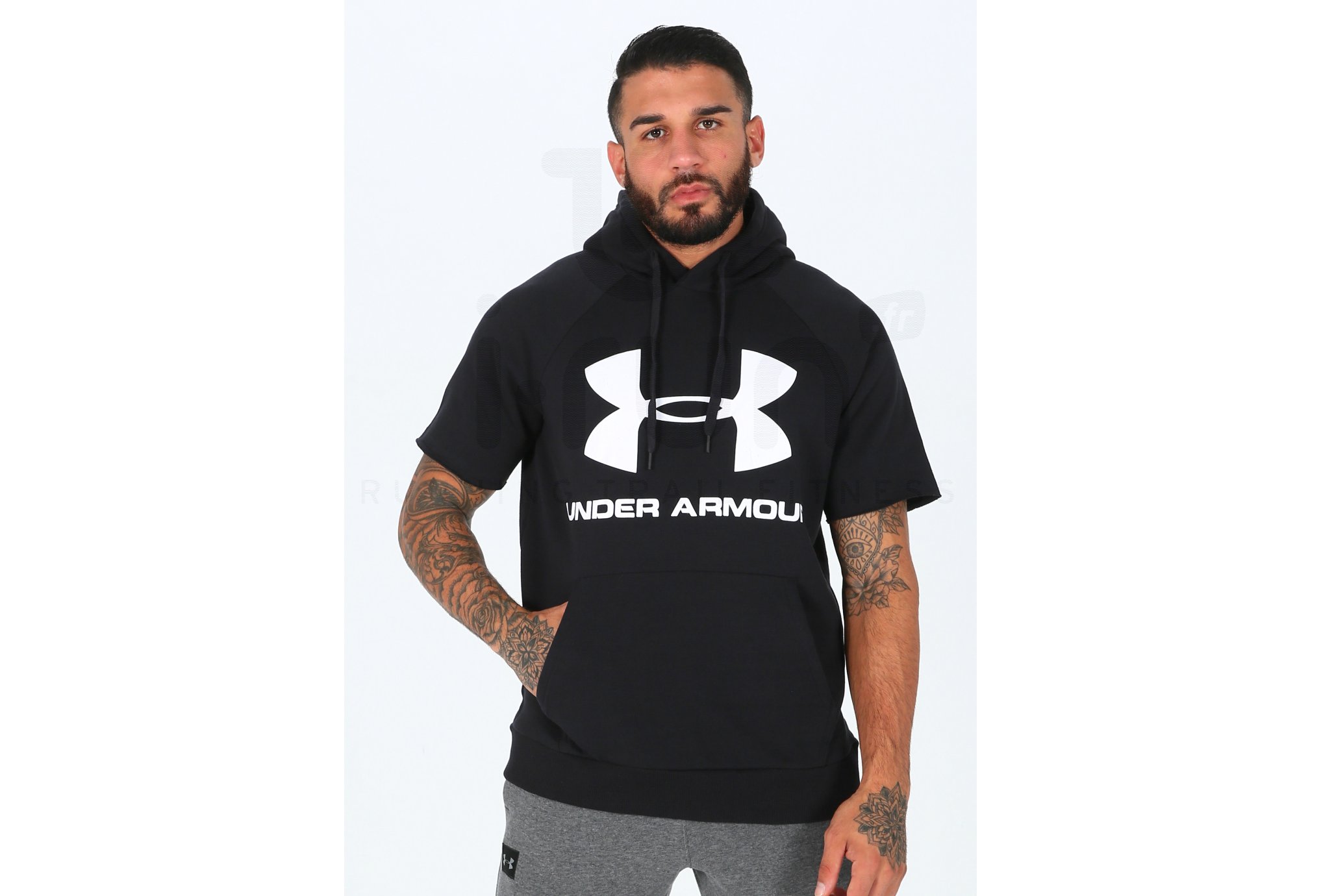 Under Armour sudadera manga corta Rival Fleece Logo