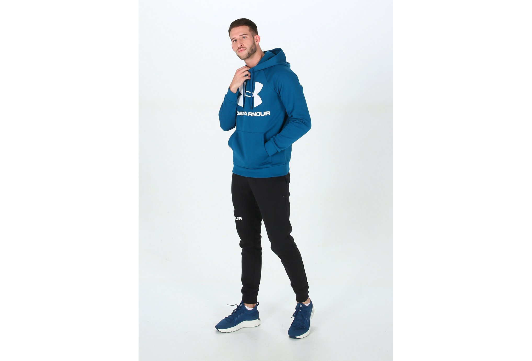 Under Armour sudadera manga corta Rival Fleece Logo