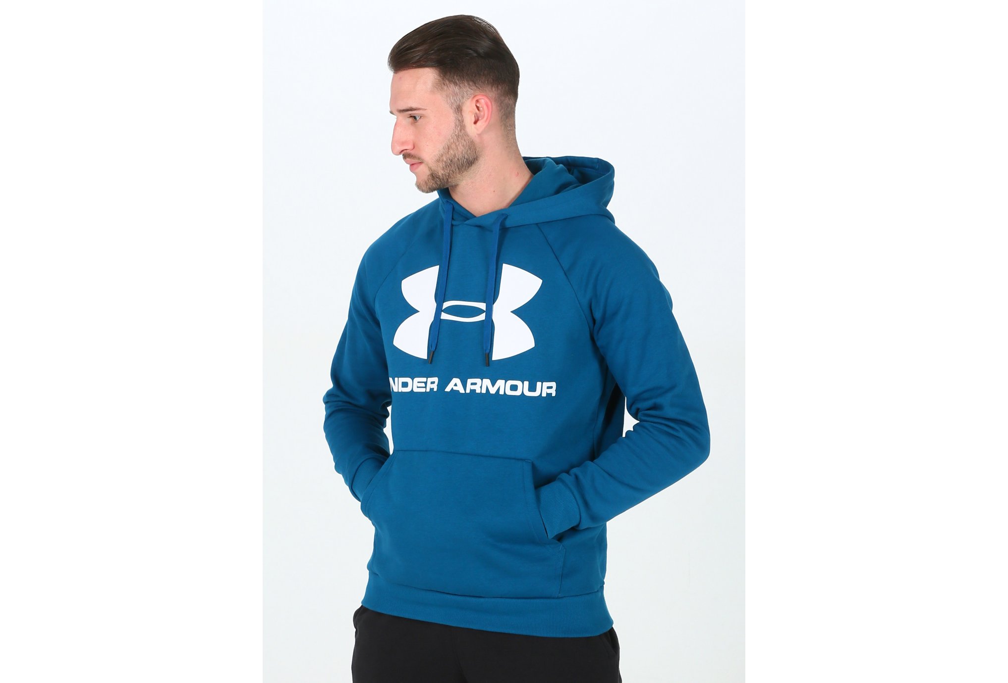 Under Armour sudadera manga corta Rival Fleece Logo