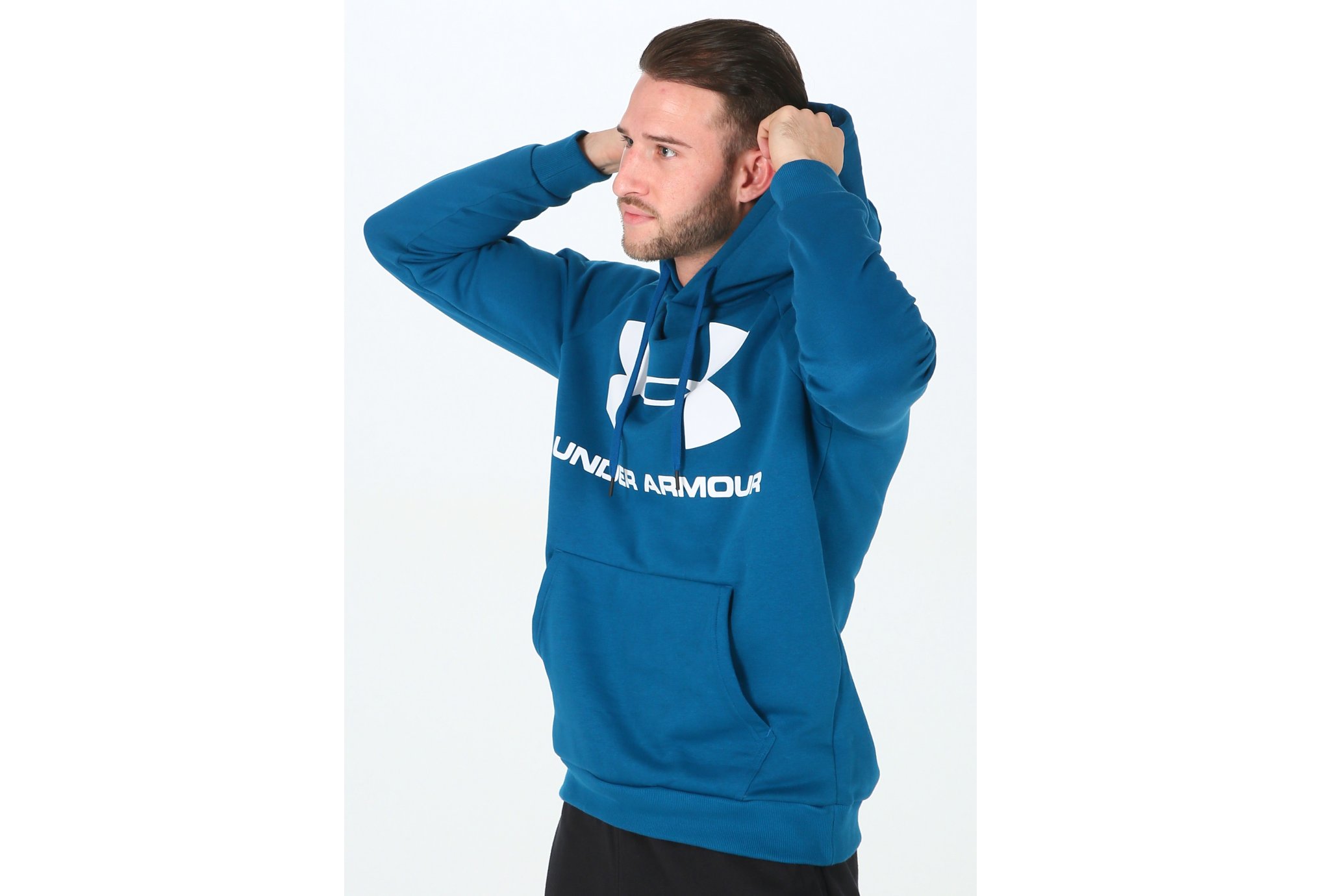 Under Armour sudadera manga corta Rival Fleece Logo