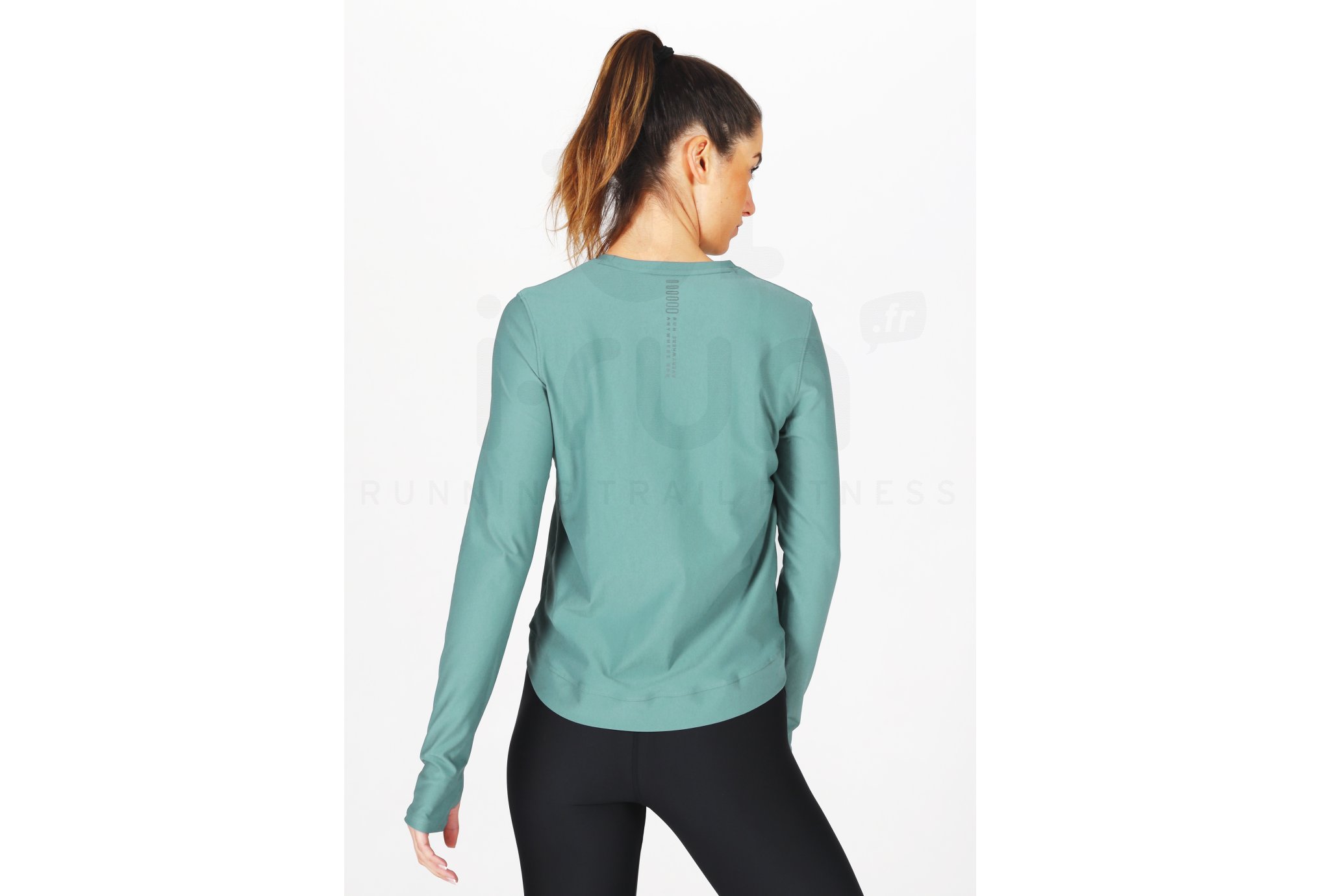 Under Armour camiseta manga larga Run Anywhere Cropped
