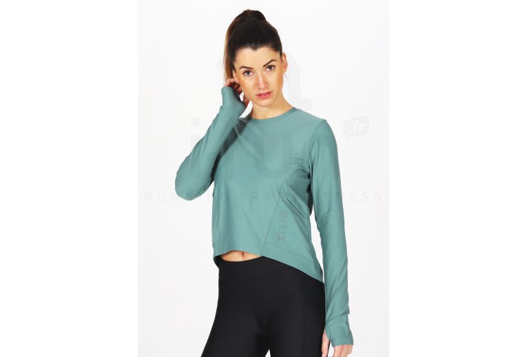 Under Armour camiseta manga larga Run Anywhere Cropped