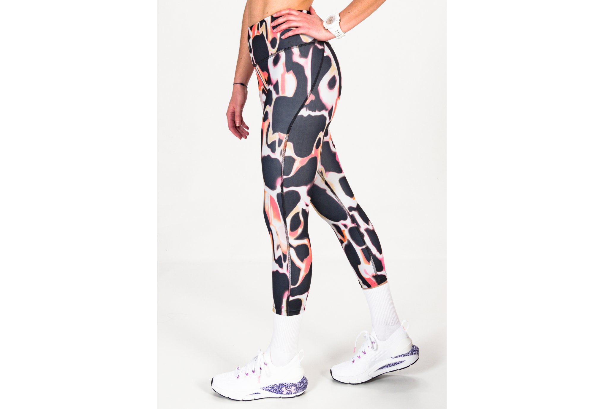 Under Armour mallas 3/4 Rush Electric Print