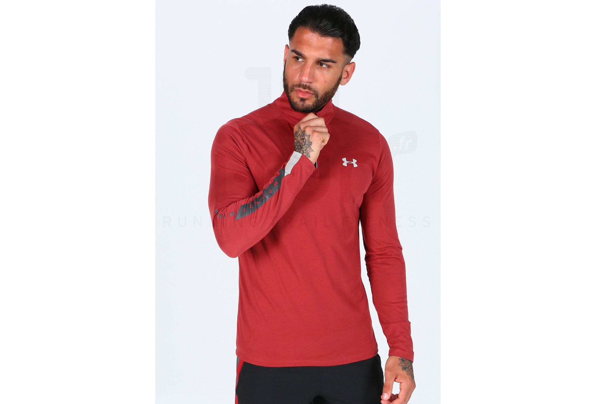 Under Armour Camiseta de manga larga Streaker Novelty 1/4 Zip