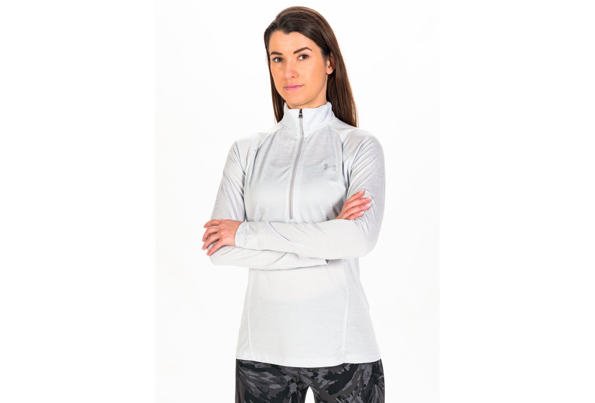 Under Armour Tech 1/2 Zip W vêtement running femme