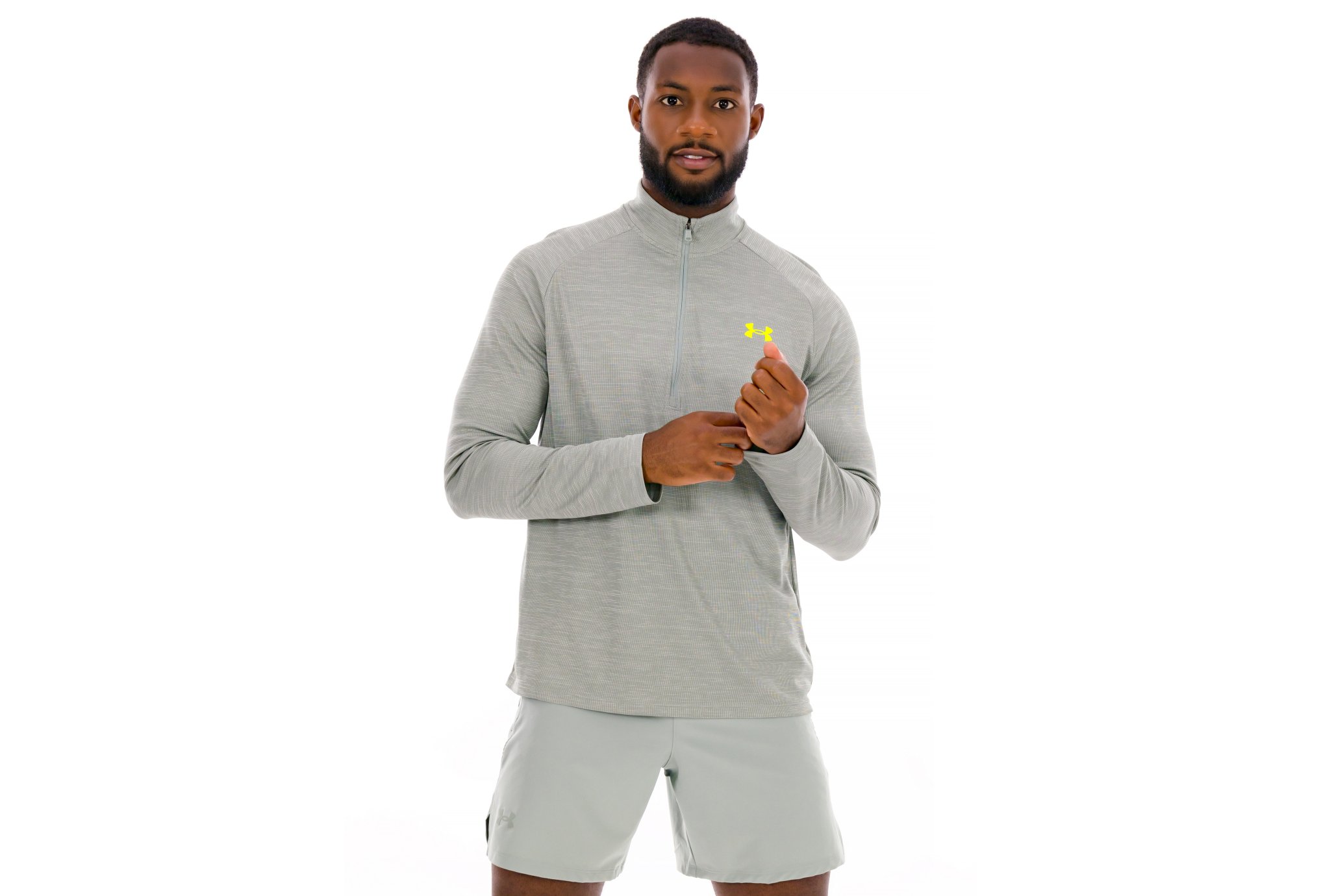 Under Armour Tech Textured 1/2 Zip vêtement running homme