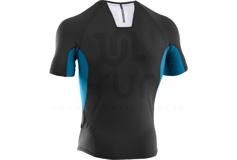 Under Armour Tee-Shirt S/S Colblack Run 1/4 Zip M 