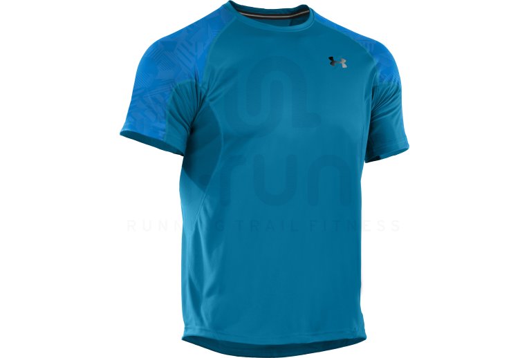 Under Armour Tee-Shirt S/S Colblack Run M 