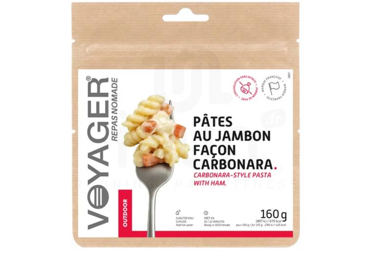 Voyager P�tes au jambon fa�on carbonara 