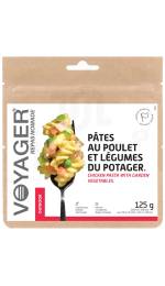 Voyager P�tes au poulet et l�gumes du potager