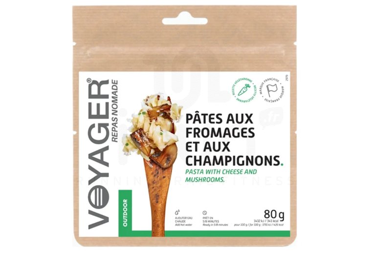 Voyager Pasta with cheeses and mushrooms