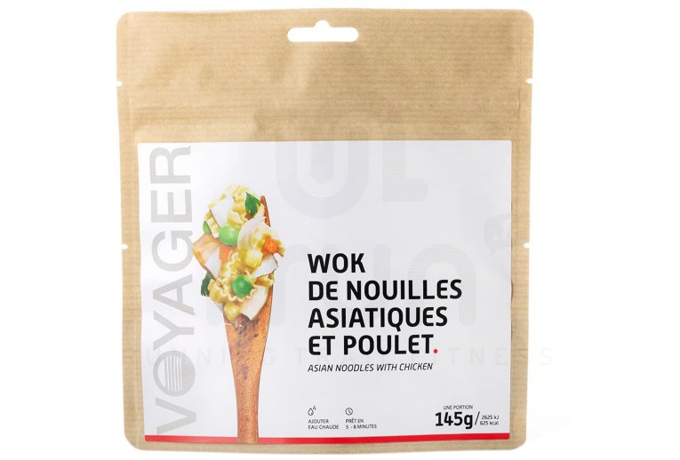 Voyager Asian noodle and chicken stir-fry