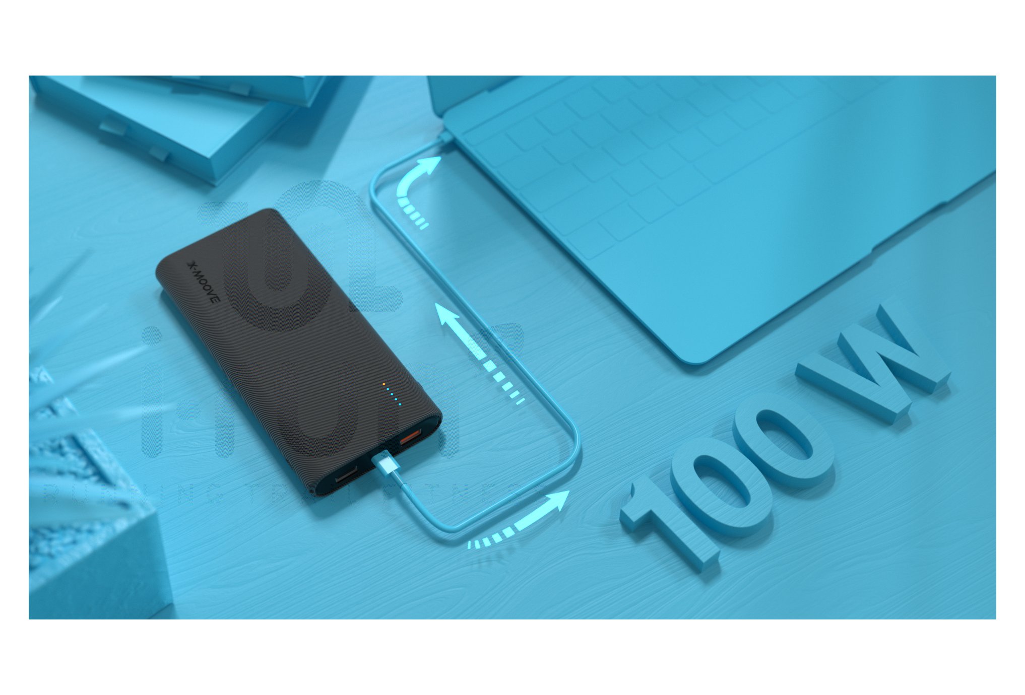 X-Moove bater�a externa Powergo Laptop Pro